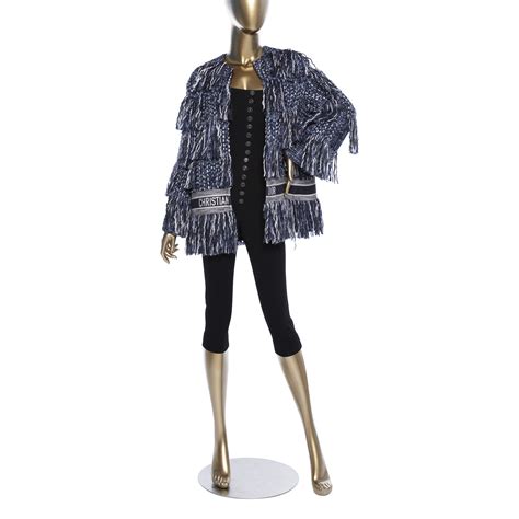 dior fringe jacket